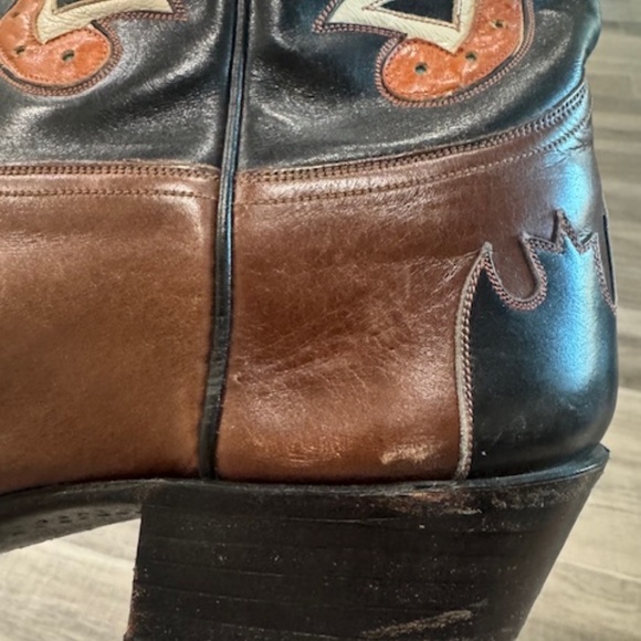 Vintage Rocket Buster Boots Cool Arrows Design - Picture 9 of 10